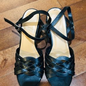 3/$30 Black high heels.